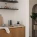 Pilar Tea cup & saucers - pair in mirage grey - by Blomus