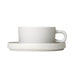 PILAR Tea cup & saucer pair - Moonbeam - des. Nina Thöming for Blomus