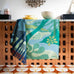 Pine Forest Tea Towel, by Tissage Moutet