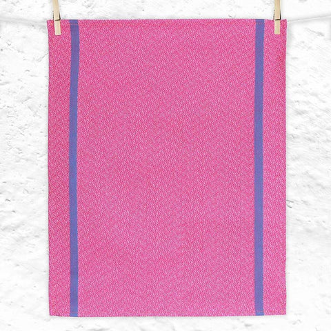 Pink (Colorama rose) Hand Towel, by Tissage Moutet