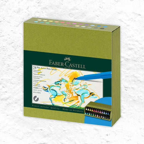 Faber-Castell Pitt Artist Brush Pens - Set of 24