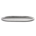Pleats Oval Tray - 46cm - des. Jin Kuramoto for Alessi