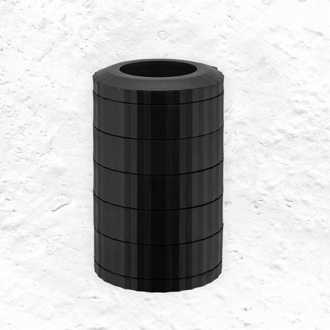 Plisse Coffee Capsule Holder - Black - des. Michele de Lucchi for Alessi