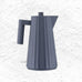 Plissé electric kettle - Grey - des. Michele De Lucchi for Alessi