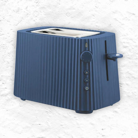 Plissé Toaster - Blue - des. Michele de Lucchi for Alessi
