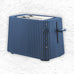 Plissé Toaster - Blue - des. Michele de Lucchi for Alessi