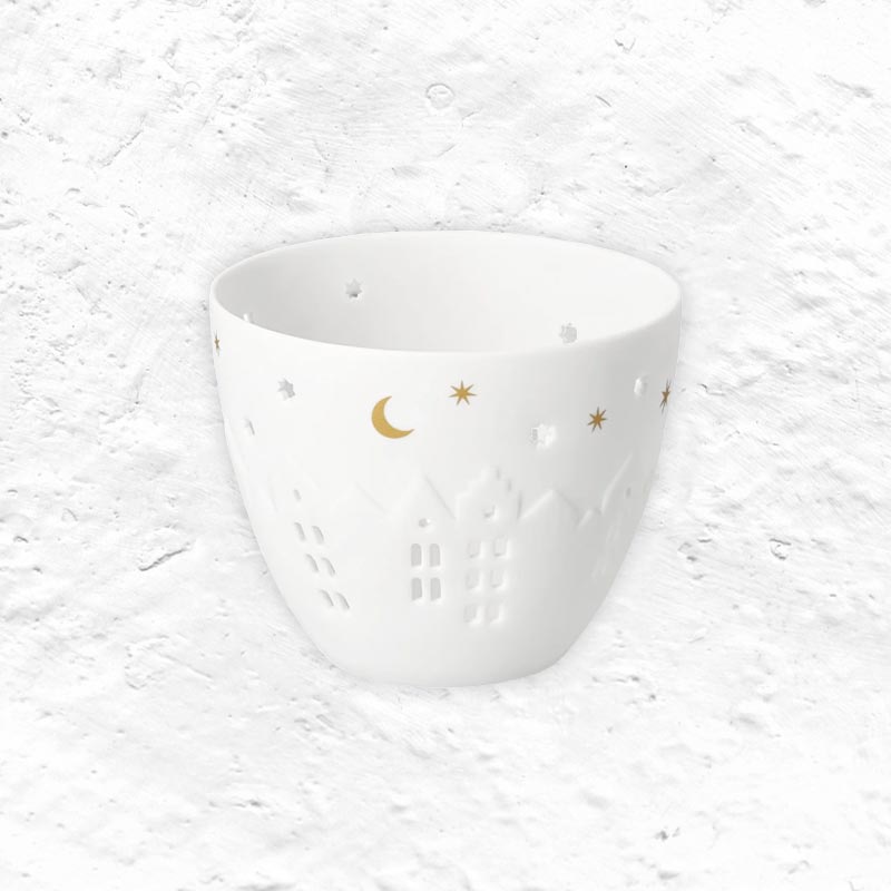 Small Poetry Tea Light Holder - City - by Räder