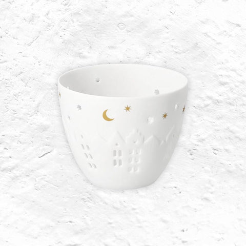 Small Poetry Tea Light Holder - City - by Räder