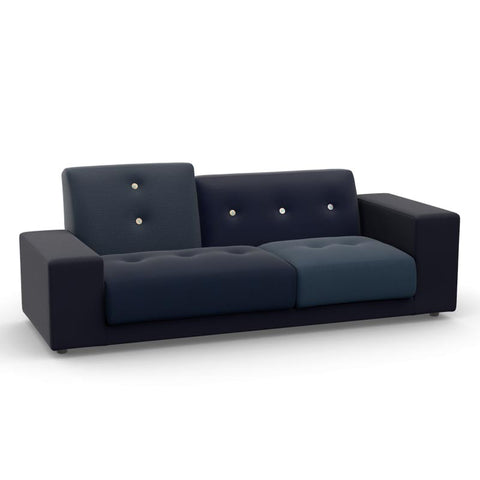 Polder Compact Sofa - Antarctic Blues - des. Hella Jongerius, 2005/2015, made by Vitra