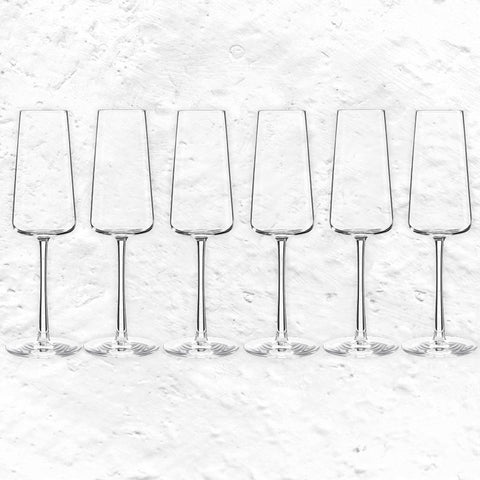 Power Champagne Glasses - 6pc - by Stölzle Lausitz