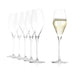 Quatrophil Champagne glasses - 6pc - by Stölzle Lausitz