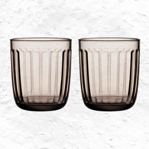 Set of 2 Raami tumblers - 26cl, linen - des. Jasper Morrison for Iitala