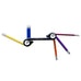 Rainbow multi-tool with light, by Kikkerland