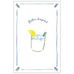 Rather Fragrant Gin & Tonic 100% Linen Tea Towel, by Dinette