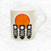 Retro Sun Flower Mug des. Keith Brymer Jones and Frances Collett