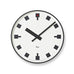 Lemnos RIKI Hibiya Wall Clock - White - des. Riki Watanabe