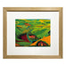 The Road Across The Wolds (Mini Framed) by David Hockney