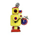 Robot mini with drum 10cm - Gold