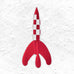 Tintin rocket model - small