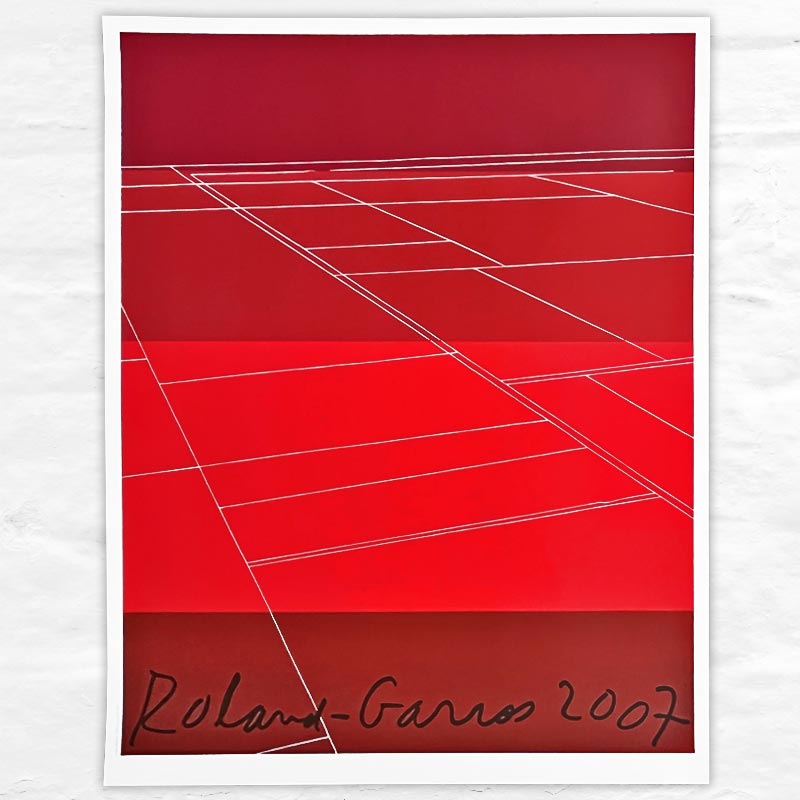 Official Roland-Garros 2007 Poster by Kate Shepherd