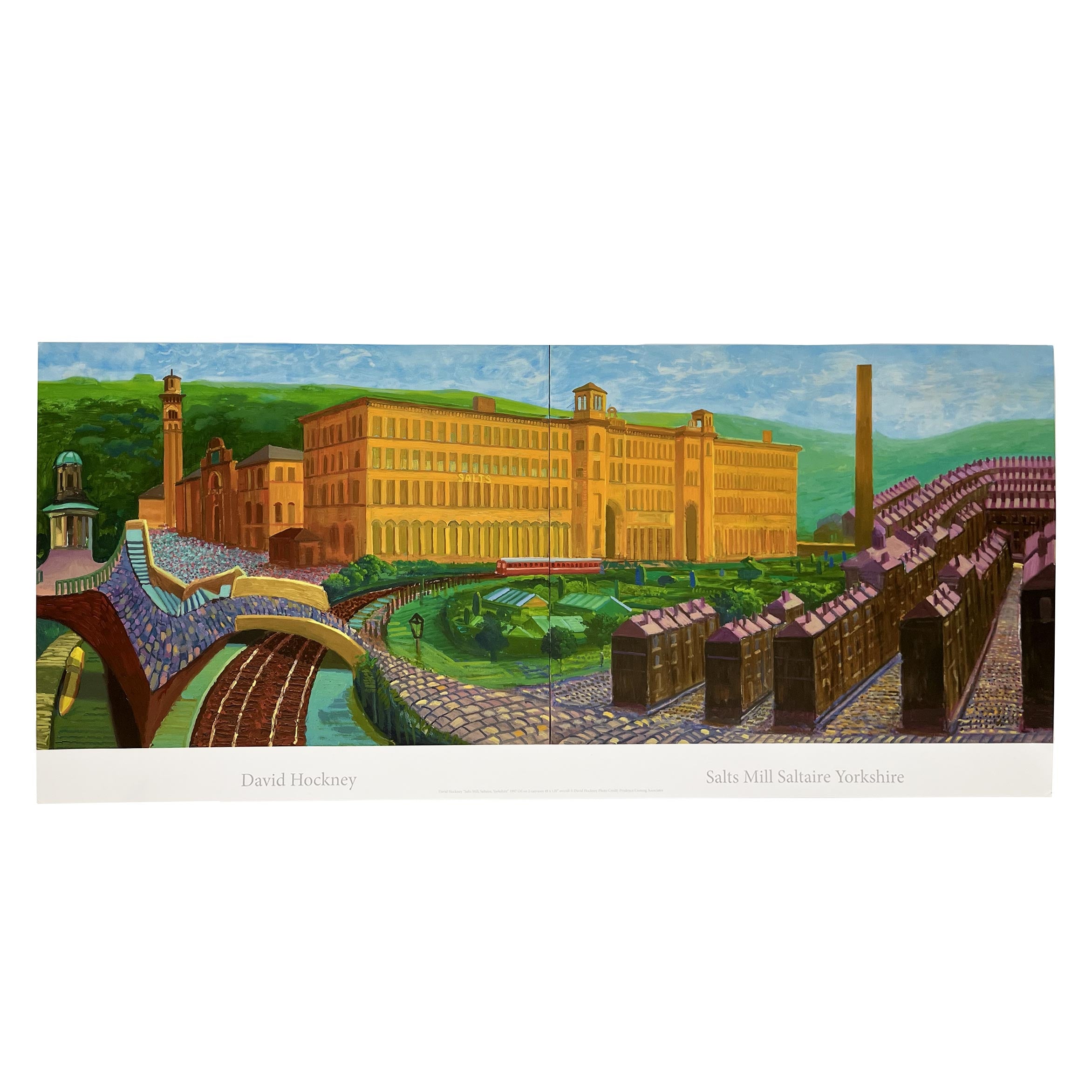 Salts Mill Poster by David Hockney Salts Mill Shop