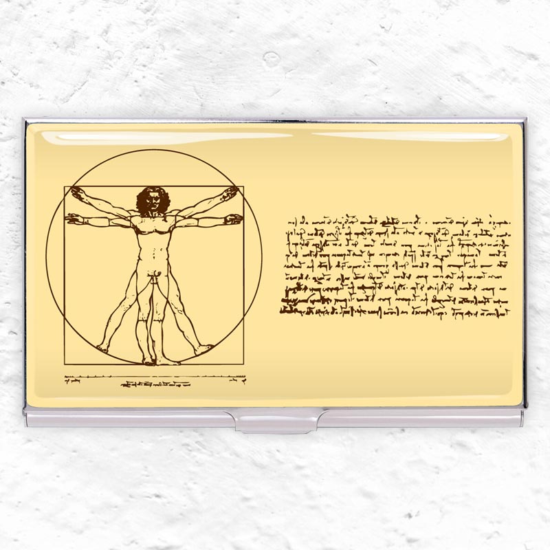 Science Card Case, design by Leonardo Da Vinci, made by ACME