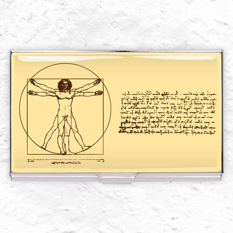 Science Card Case, design by Leonardo Da Vinci, made by ACME