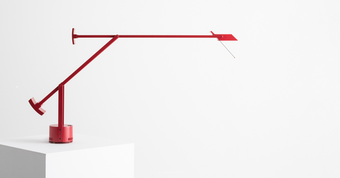 Tizio 50 Table light des. Richard Sapper for Artemide, 1973 - Red, special 50th anniversary edition