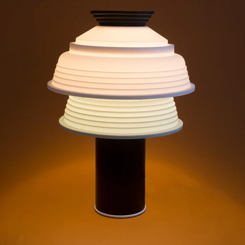 TL4 Table Lamp des. George Sowden, 2020 - black, white & mint green