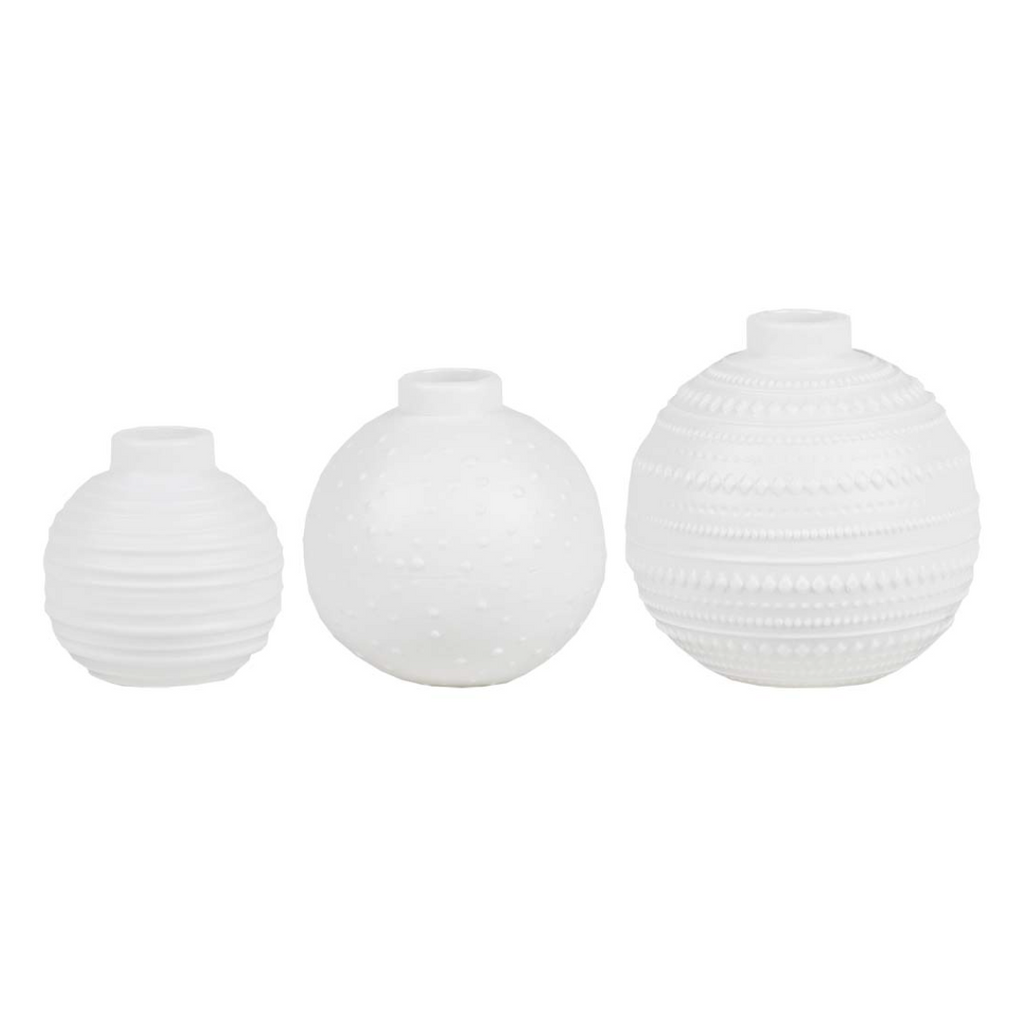 Set of 3 mini vases by Räder