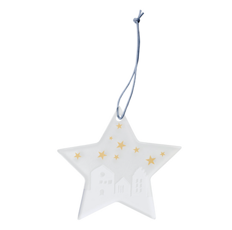 Ice star - city - porcelain decoration by Räder