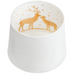 Deer and stag shadow play porcelain tea light holder by Räder