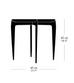 Foldable Tray table - black -  des. Willumsen & Engholm, 1958 (made by Fritz Hansen)