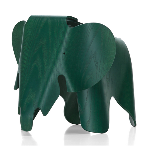 Eames Elephant - Special Edition Green-Stained Plywood- des. Charles and Ray Eames, 1945 (made by Vitra)