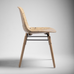 Hembury Chair - Welsh Mountain / Ash - by Solidwool