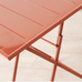 Lukas Red Powder Coated Cafe Table & Chairs Set by Boltze