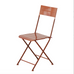 Lukas Red Powder Coated Cafe Table & Chairs Set by Boltze