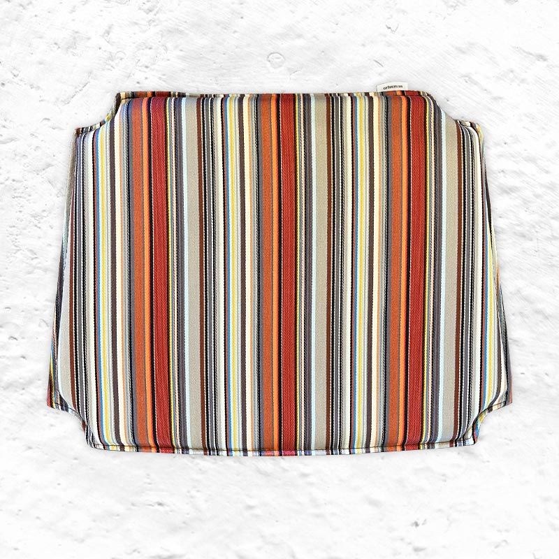 Limited Edition Paul Smith designed Maharam seat pad for the Carl Hansen CH24 Wishbone chair