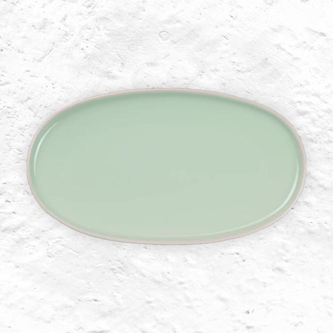 Semana Oval Platter - 28 x 16cm - Herb - by ASA