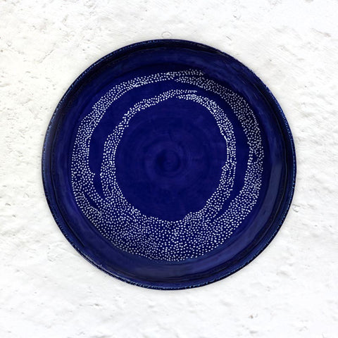 Feast serving bowl / platter - dark blue, 36cm - des. Yotam Ottolenghi for Serax