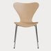 3107 Series 7 dining chair in beech - des. Arne Jacobsen made by Fritz Hansen