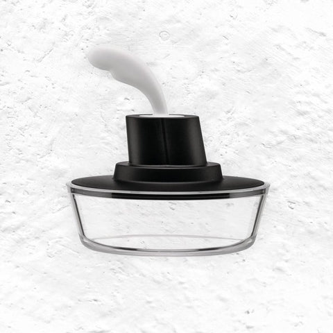 Ship Shape Butter Dish with Spreader - Black - by Paul Van Iersel Harry and Stefani Giovannoni for Alessi