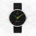 Simplex Watch, Leather Strap, Green  Hands, WG017-02 by Walter Gropius