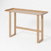 Slim laptop desk / dressing table - oak - design Lincoln Rivers for Wireworks