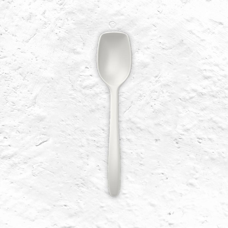 Kitchen spoon - Small, White - by Rosti