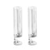 Champagne flutes - Smoke - set of 2 - by Joe Colombo