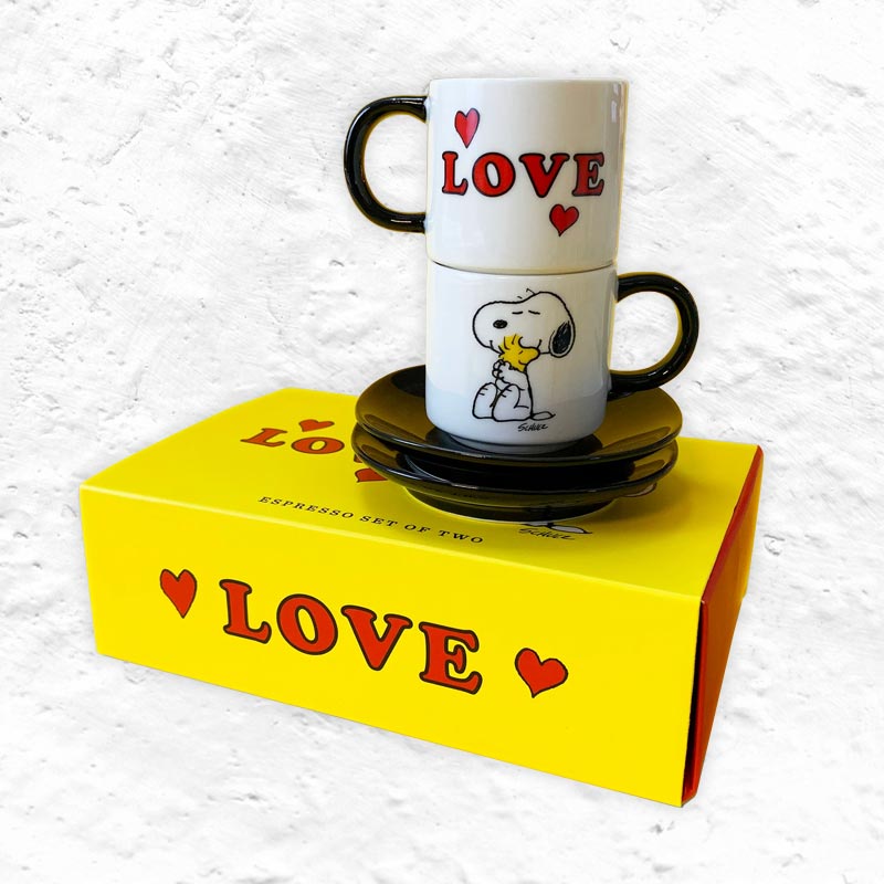 Peanuts Love Espresso Set, Magpie x Peanuts