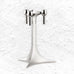 Stacking Candle Stand - des. Hans Nagel  & Werner Stoff, 1960s - Chrome