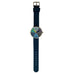 Forum Watch - Hommage à Frank Stella - 39mm - Blue - Petrol Leather Strap - by Walter Gropius