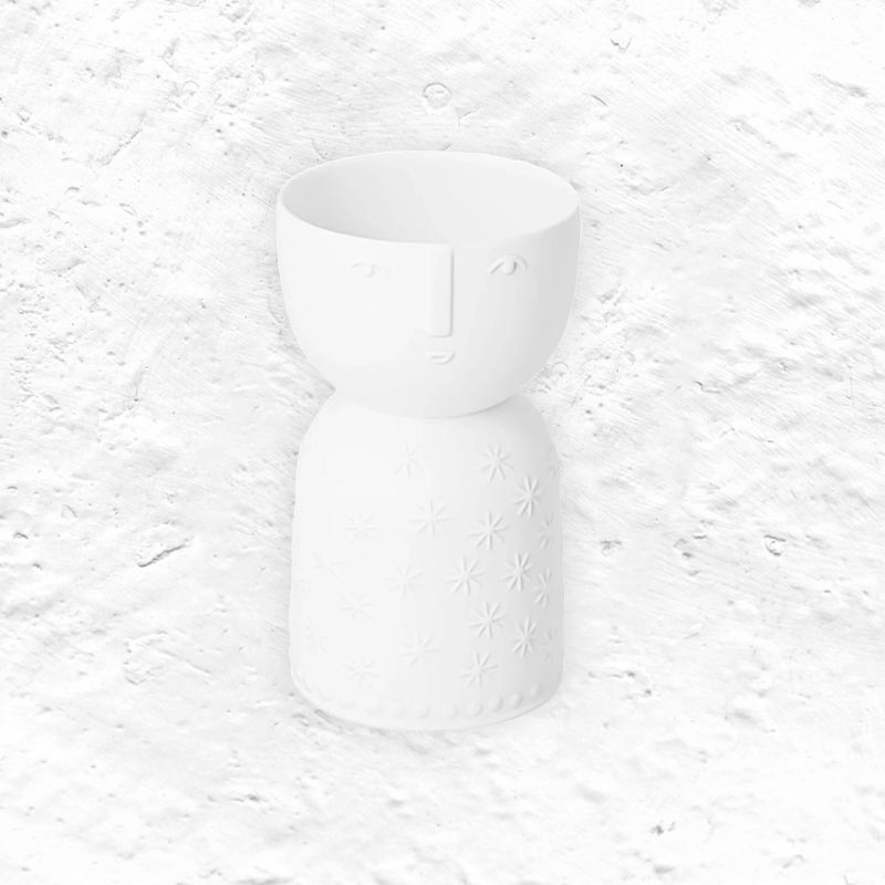 Porcelain Flower carrier - Stella, by Räder